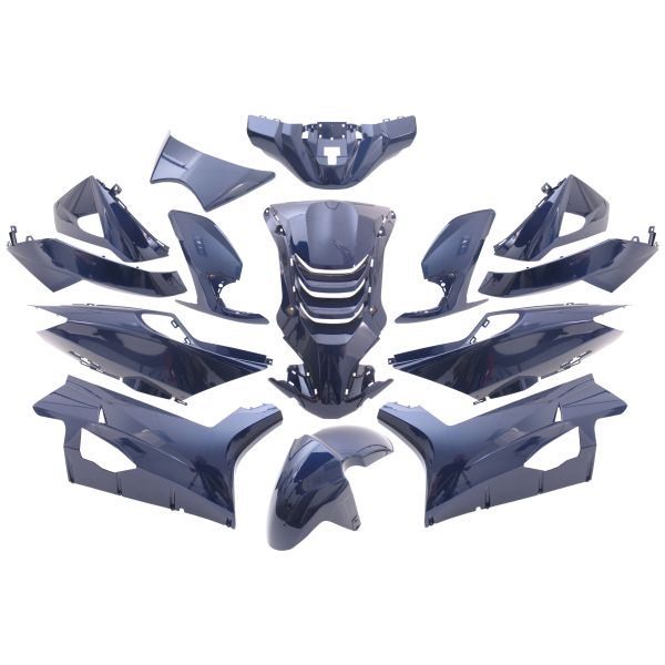 Edge plaatset 14-delig voor peugeot speedfight 4 - blauw metallic