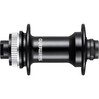 Shimano voornaaf hb-rs470 - 28 gaats - center lock - 12 mm steekas - zwart