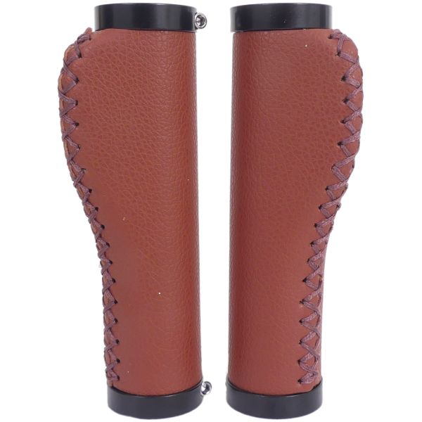 Edge handvatset leer incl lockring - camel brown- 135 135mm (werkplaatsverpakking)