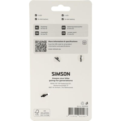 Simson aurora koplamp b-line 5s