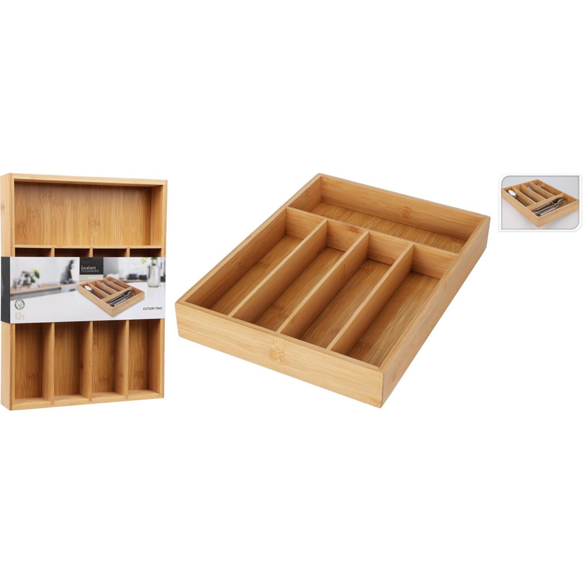 Excellent houseware bestekbak 35x26x5cm