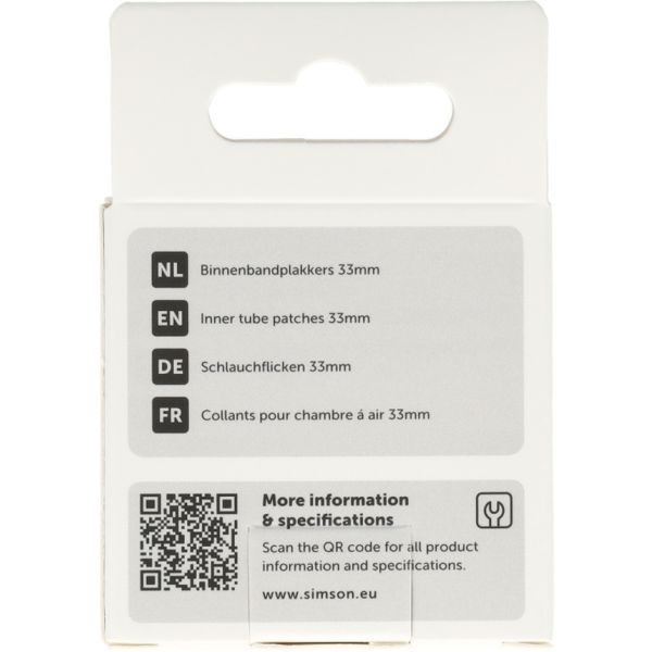 Simson binnenbandpleister 33mm (8st)