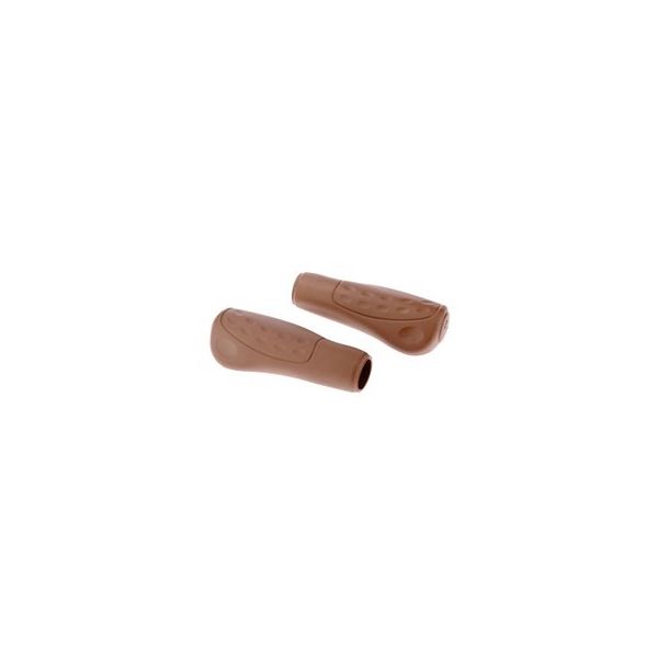 Westphal  handvat ellipsis #436 softgrip, lang lang, bruin