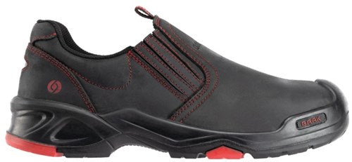 Baak brian instapper 6341 s3 werkschoen | zwart rood | maat 39 - 4031783009078