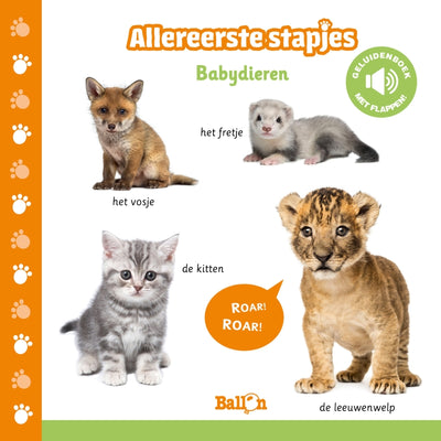 Standaard uitgeverij geluidenboek - babydieren