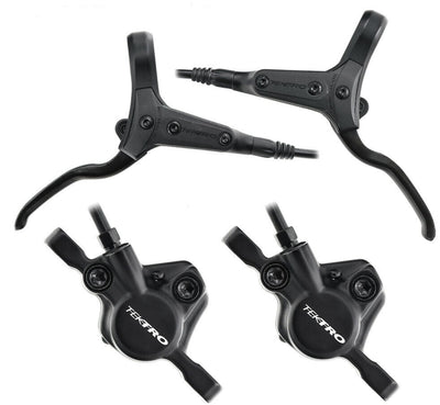 Shimano tektro hd-m275 hydraulische schijfremset voor + achter 1200 2000 mm zwart