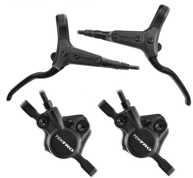 Shimano tektro hd-m275 hydraulische schijfremset voor + achter 1200 2000 mm zwart