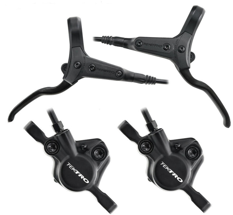 Shimano tektro hd-m275 hydraulische schijfremset voor + achter 1200 2000 mm zwart