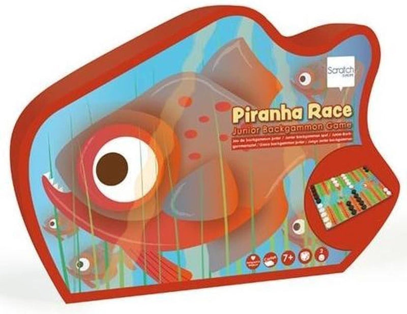 Scratch junior backgammon game piranha race