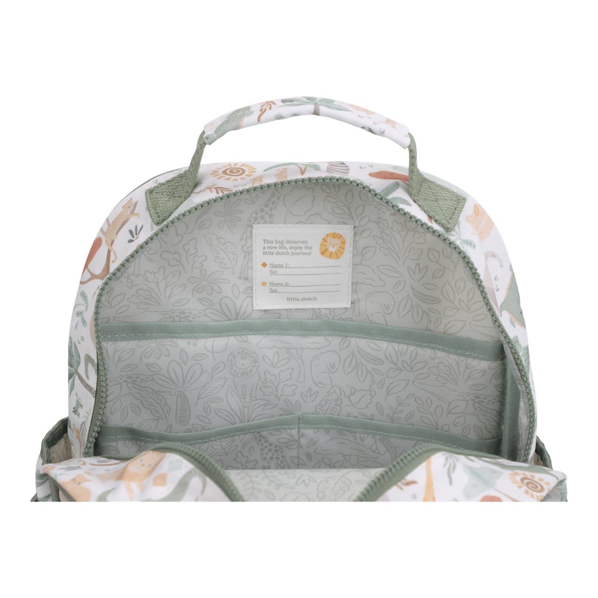 Little dutch safari friends rugzak 35cm