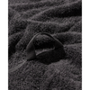 Badhanddoek donkergrijs 50x100cm 2 stuks