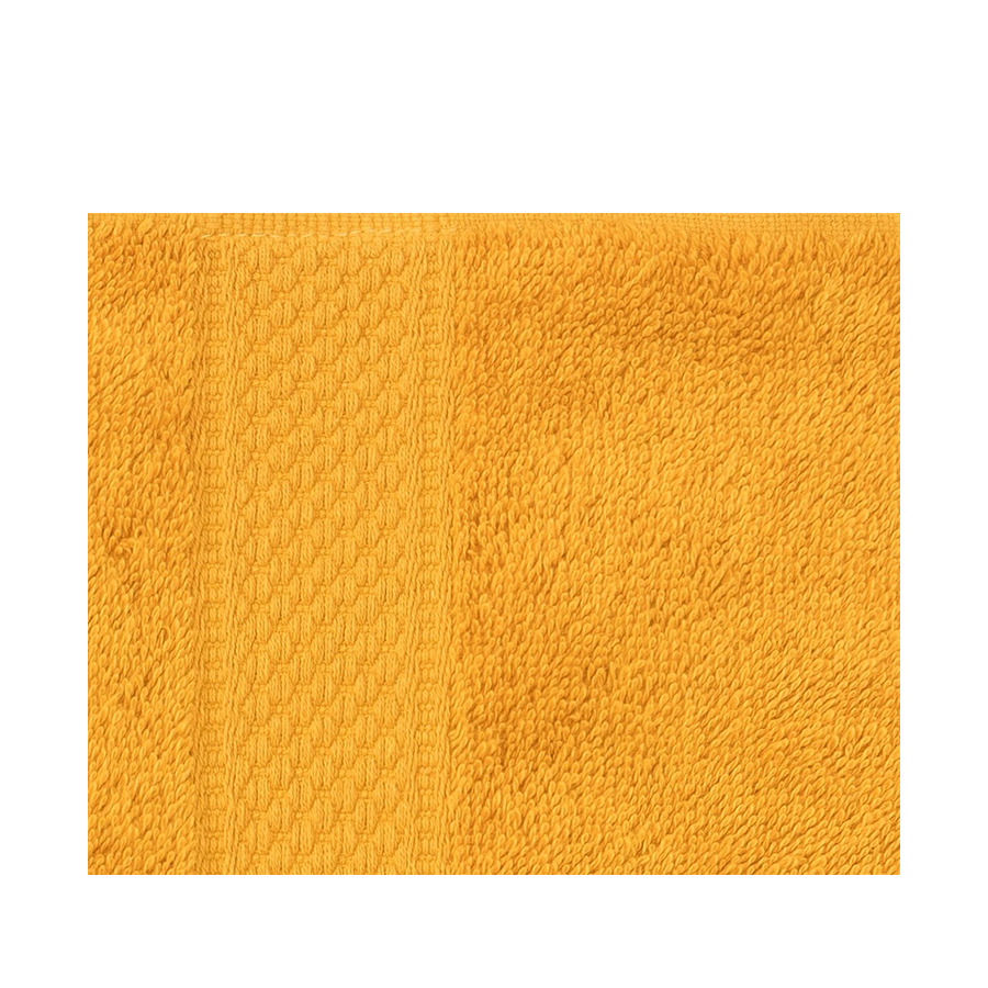 Badhanddoek okergeel 60x110cm 2 stuks