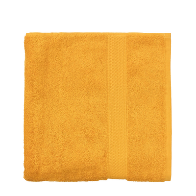 Badhanddoek okergeel 60x110cm 2 stuks