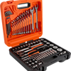 Bahco 1 4 en 1 2 diepe dopsleutelset met metrisch zeskantprofiel, inbussleutelset en combinatiesleutelset | 98 stuks - s98mc1h