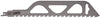 Bahco reciprozaagblad | hardmetaal | voor bakstenen | leca en cellenbeton | 2 tpi | 300 mm - 3946-300-2-cb-1p
