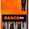 Bahco fit schroevendraaierset met rubber greep, gleuf-, pozidriv - 6-delig - b219.016