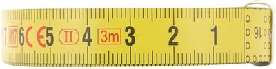 Bahco meetlint | plakrand voor links aflezen | klasse ii | metrisch | 3 m - btl-3-13