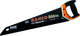 Bahco handzaag met rubberinleg in grip. dubbel getand 22 hardpoint