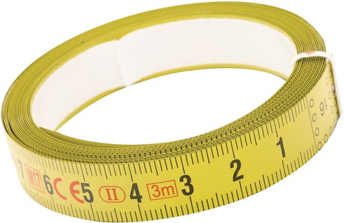 Bahco meetlint | plakrand voor links aflezen | klasse ii | metrisch | 6 m - btl-6-13