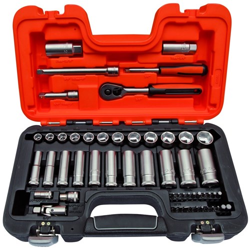 Bahco s330l dopsleutelset 1 4 –3 8 metrisch 10–22 mm - s330l