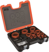 Bahco sandflex® bi-metalen gatzagenset | voor metaal en houtsoorten | 16 mm - 83 mm - 18-delig - 3834-set-152 - afbeelding 1