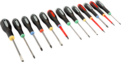 Bahco schroevendraaierset xl | gekleurd | be-9875 - 13-delig