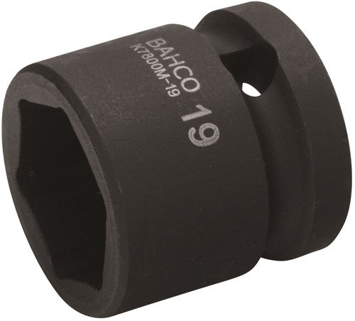 Bahco slagdop 1 2 | kort | zeskant | gefosfateerd | 21 mm - k7800m-21