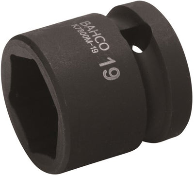 Bahco slagdop 1 2 | kort | zeskant | gefosfateerd | 21 mm - k7800m-21