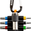 Bahco sticky bits | 59s tcs11-1 - gekleurde torxbits met magnetische bithouder