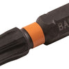 Bahco torsiebit 1 4 | heavy-duty | voor torx® schroeven | gekleurd | t20 x 25 mm - retailverpakking - 66im t20c-2p