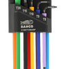 Bahco torx sleutelset t8 - t40 stiftsleutels, torx®, lang, gefosfateerd, gekleurd, metrisch - 9-delig - c1997torx 9p