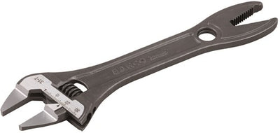 Bahco verstelbare moersleutel | slanke bek | gekarteld en gefosfateerd 209 mm - industrieverpakking - 31-t ip