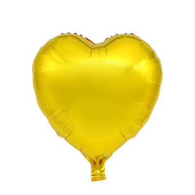 Ballon folie hart goud 45cm