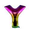 Ballon folie letter y rainbow 86cm