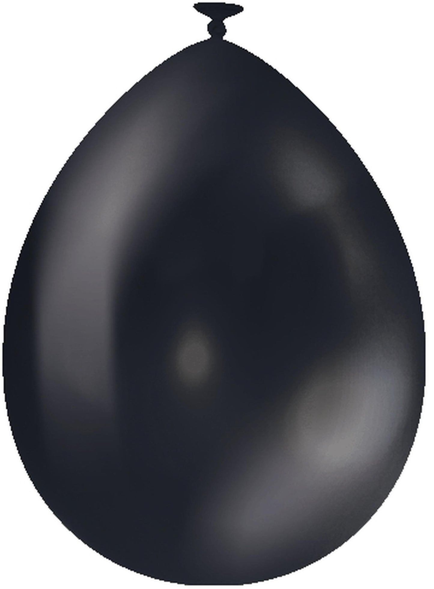 Paperdreams ballonnen metallic 10 stuks zwart