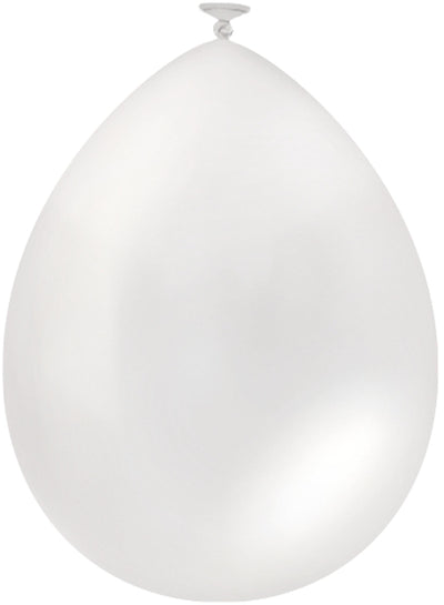 Paperdreams ballonnen metallic 10st wit