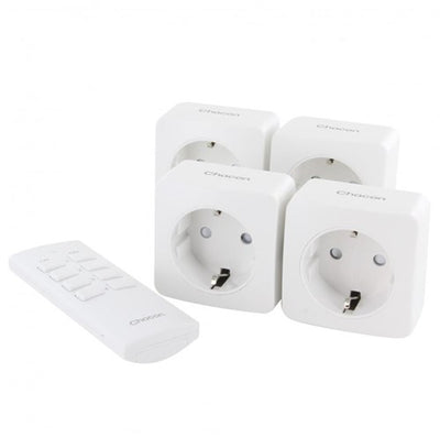 Enzo basisset draadloos schakelen 4x ontvangers+ab - 6950020