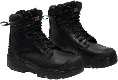 Bata werkschoen longreach zip xw s3 + kn black | zwart (xw) | maat 46 - 00.017.099.46