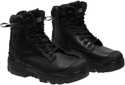 Bata werkschoen longreach zip xw s3 + kn black | zwart (xw) | maat 46 - 00.017.099.46