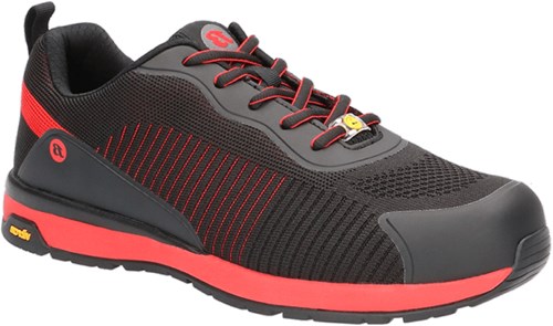 Bata werkschoen radiance spark laag s1p | zwart rood (w) | maat 41 - 00.017.115.41