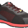 Bata werkschoen radiance spark laag s1p | zwart rood (w) | maat 46 - 00.017.115.46