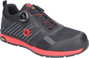 Bata werkschoen radiance vibe s3 boa | zwart rood | maat 41 - 8712843696976 - afbeelding 1