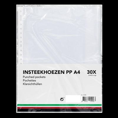 Insteekhoezen a4 pak a 30 stuks