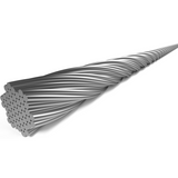 Elvedes schakel binnenkabel 2250 mm 7 x 7 draads rvs ø1,1 mm met n-nippel ø4,5 × 4,5 (doos à 50 stuks) - zilver - afbeelding 2