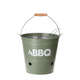Bbq barbecue emmer mat groen ø26,5cm