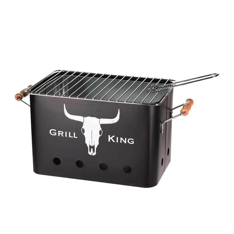 Bbq barbecue mat zwart 32x20x20cm