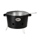 Bbq barbecue mat zwart ø34,5cm