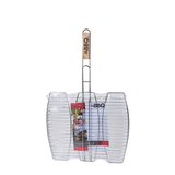Bbq barbecue visgrill metaal 36x36cm - afbeelding 1