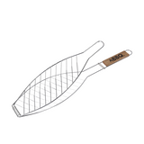 Bbq barbecue visgrill metaal 58x14cm - afbeelding 2