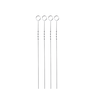 Bbq barbecue vleesspiezen 38cm 4 stuks